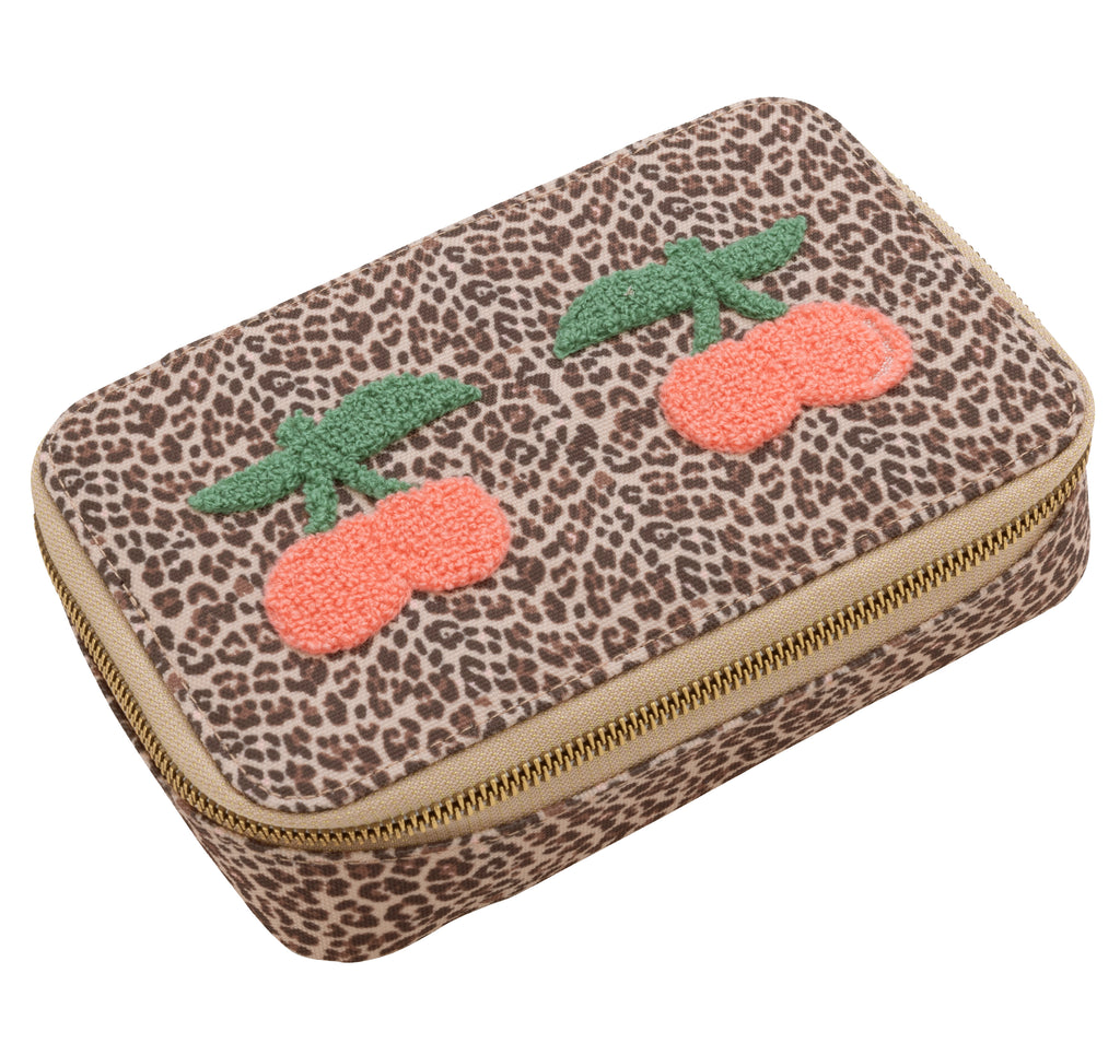 Jeune Premier Gefüllte Federmappe Leopard Cherry bei Yay Kids