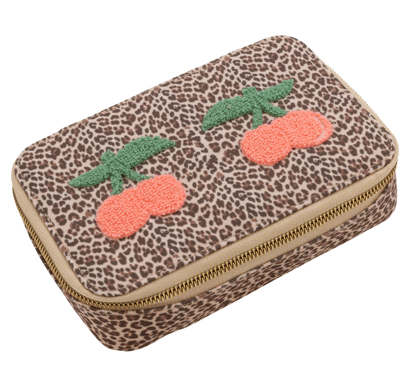 Jeune Premier Gefüllte Federmappe Leopard Cherry bei Yay Kids