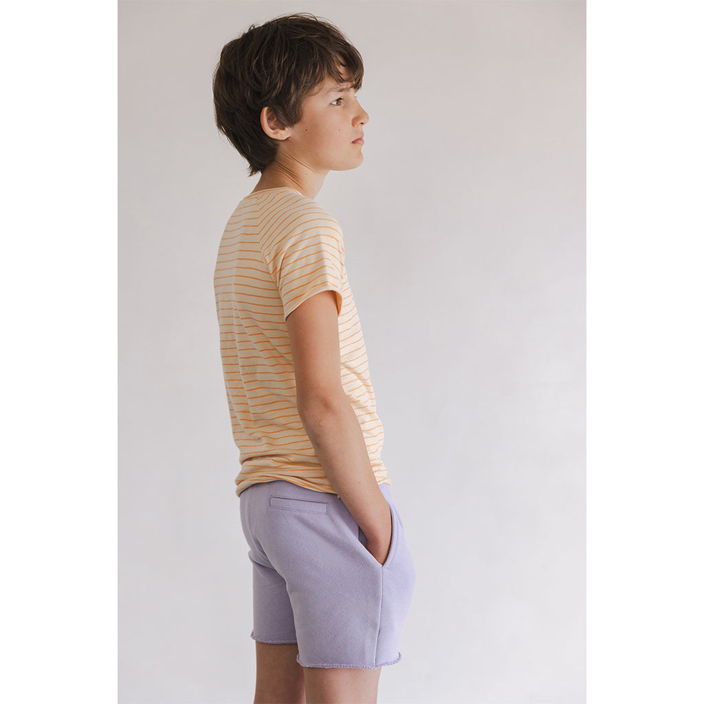 Phil & Phae Organic Chunky Sweat Shorts Fresh Lavender bei Yay Kids