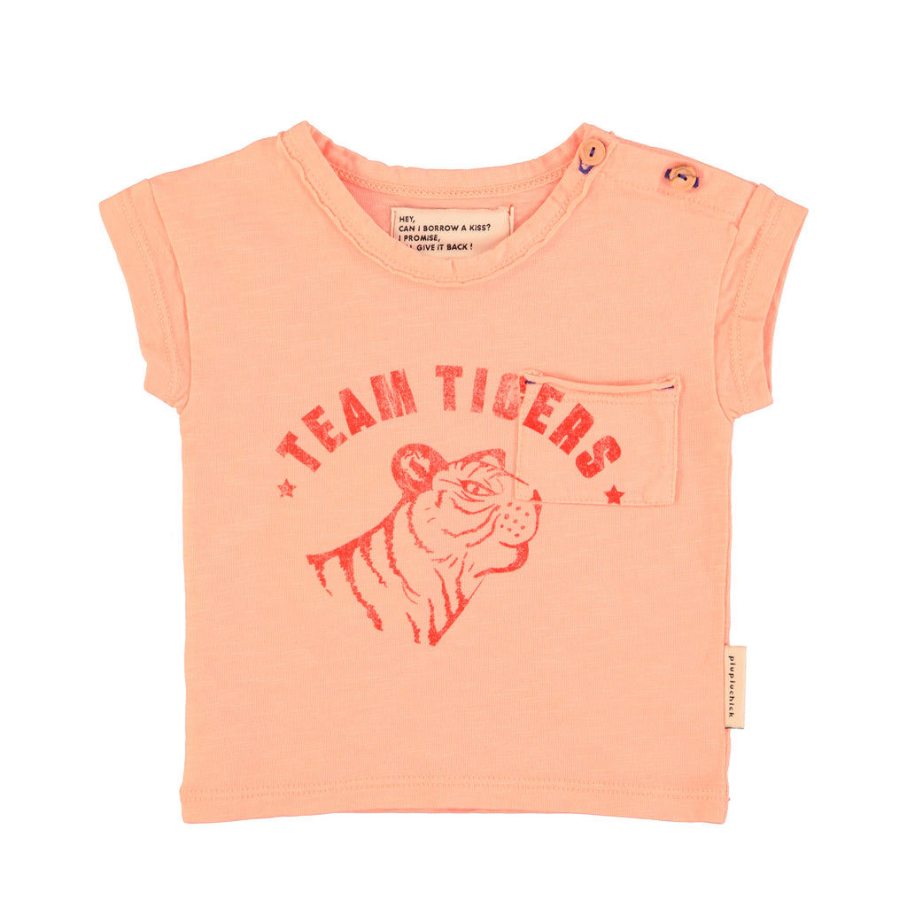 Piupiuchick Kids T-Shirt Tiger Pink bei Yay Kids