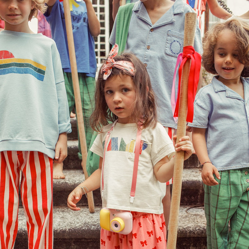 Piupiuchick Bandana Pink Flowers bei Yay Kids