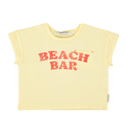 Piupiuchick Kinder T-Shirt "Beach Bar" light yellow bei Yay Kids