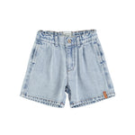 Piupiuchick Kinder Denim Boy Shorts Washed Blue bei Yay Kids