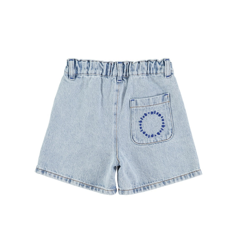 Piupiuchick Kinder Denim Boy Shorts Washed Blue bei Yay Kids