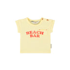 Piupiuchick Baby T-Shirt "Beach Bar" light yellow bei Yay Kids