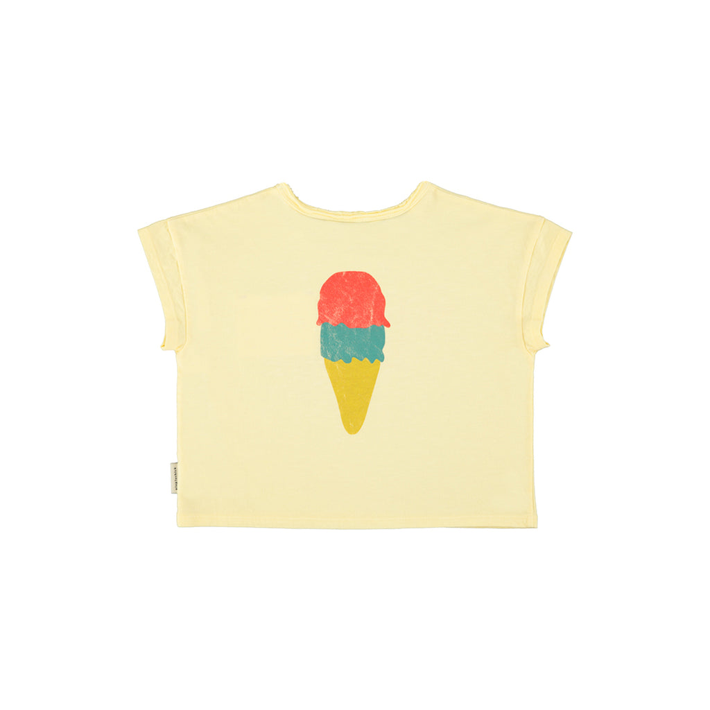 Piupiuchick Kinder T-Shirt "Beach Bar" light yellow bei Yay Kids
