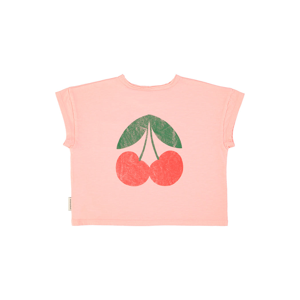 Piupiuchick Kinder T-Shirt "Ma Chérie" light pink bei Yay Kids