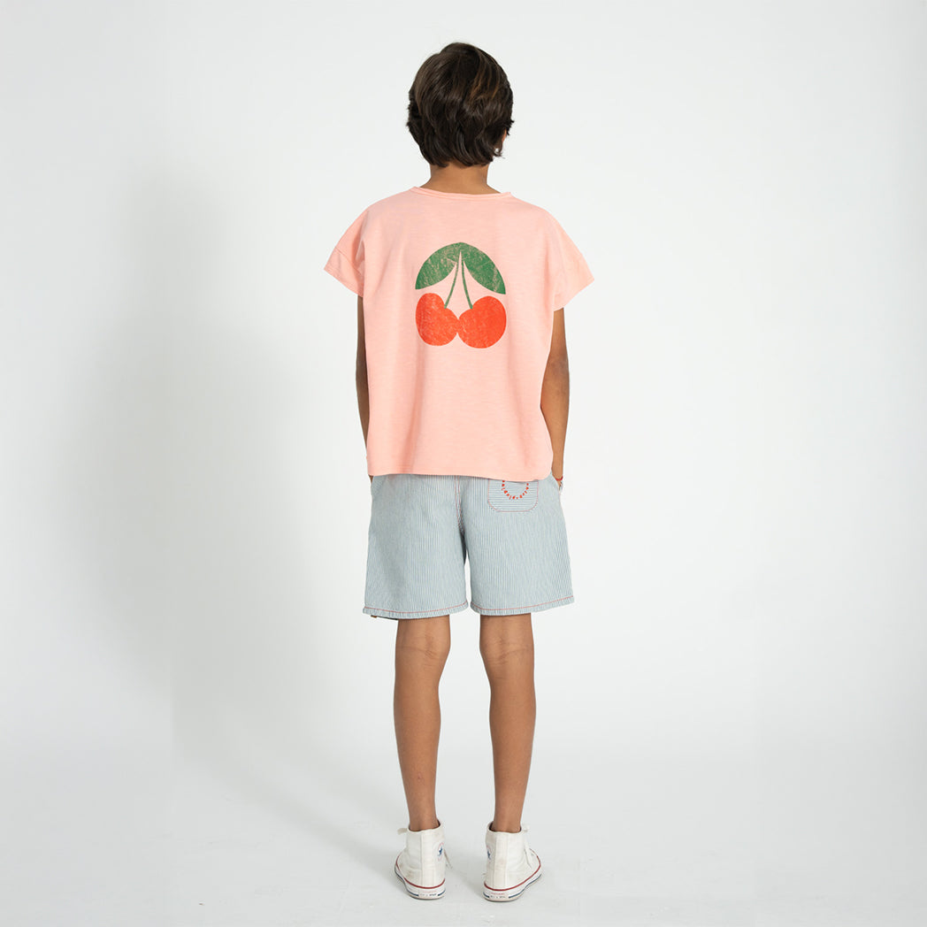 Piupiuchick Kinder T-Shirt "Ma Chérie" light pink bei Yay Kids