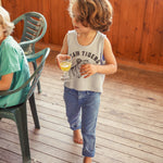 Piupiuchick Kinder Unisex Trousers Washed Navy Blue bei Yay Kids