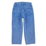 Pantalons Unisexes Bleu Marine Lavé