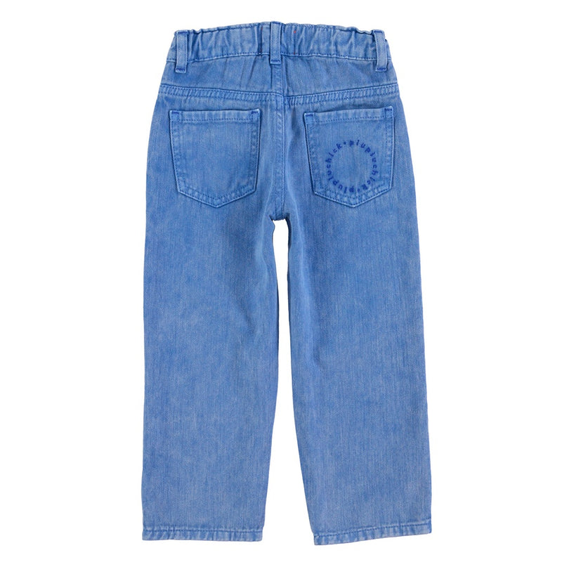Pantalons Unisexes Bleu Marine Lavé