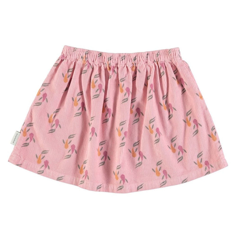 Piupiuchick Kinder Jupe in Rosa mit Fisch-Illustration bei Yay Kids