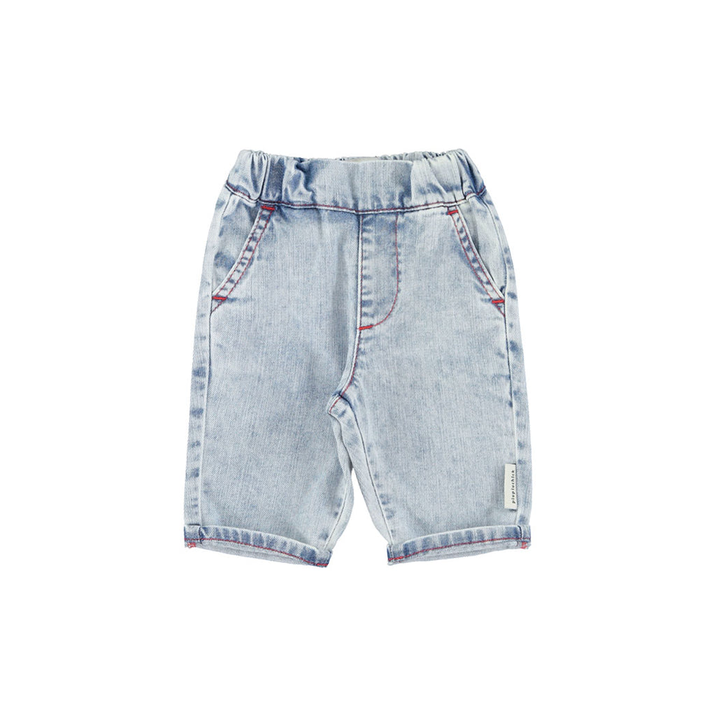 Piupiuchick Kinder Unisex Jeans Washed Light Blue bei Yay Kids