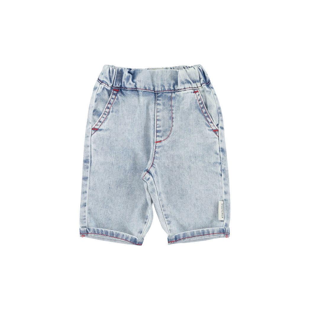 Piupiuchick Kinder Unisex Jeans Washed Light Blue bei Yay Kids