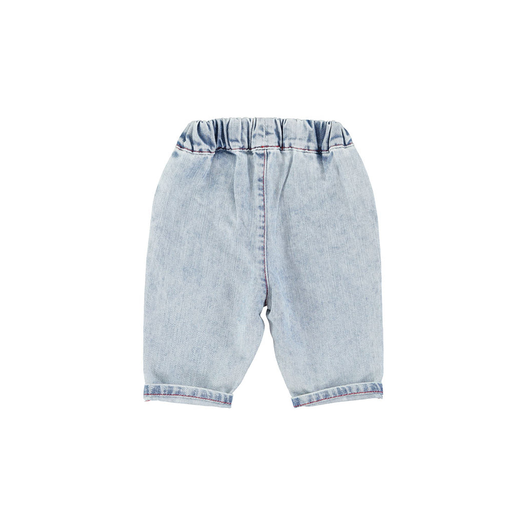 Piupiuchick Kinder Unisex Jeans Washed Light Blue bei Yay Kids