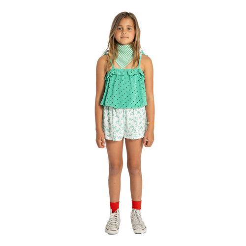 Piupiuchick Bandana green & ecru checkered bei Yay Kids