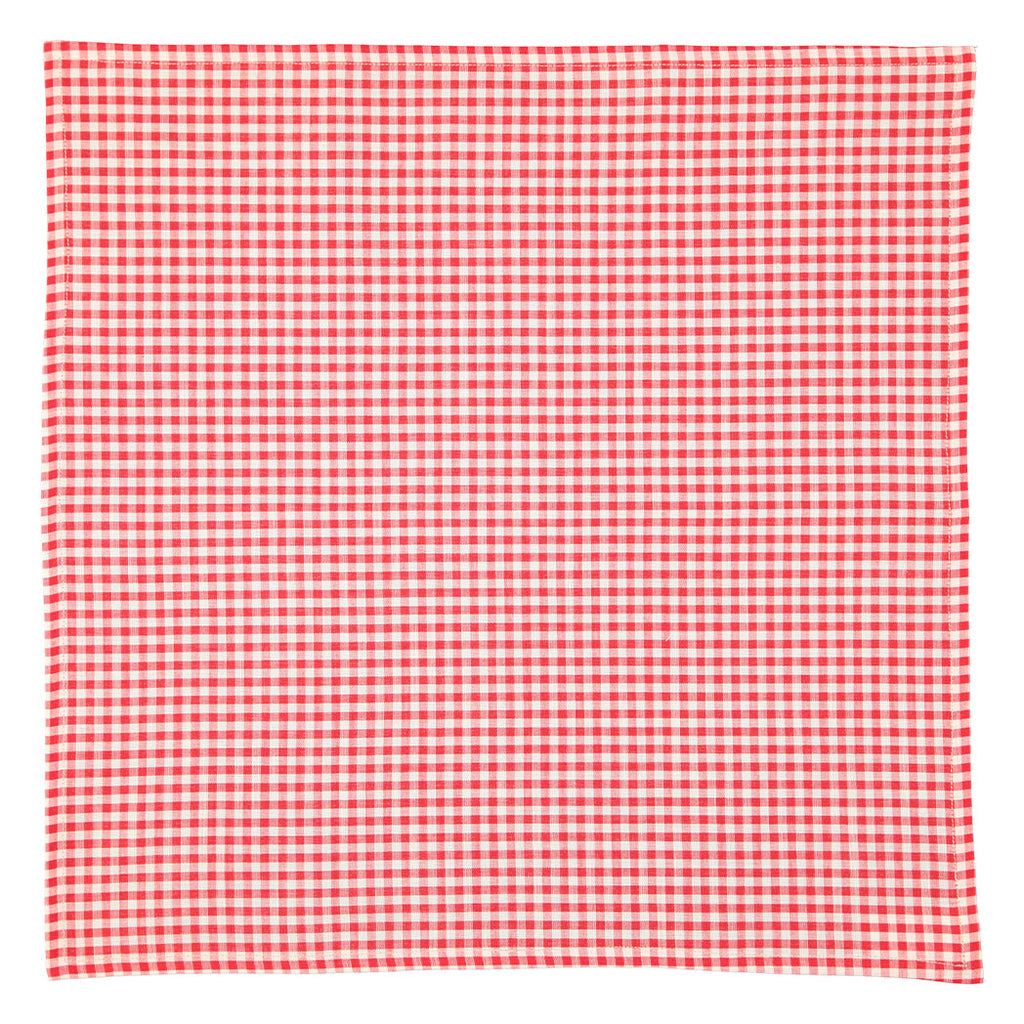 Piupiuchick Bandana red & ecru checkered bei Yay Kids