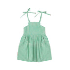 Piupiuchick Kurzes Kleid green & ecru checkered bei Yay Kids