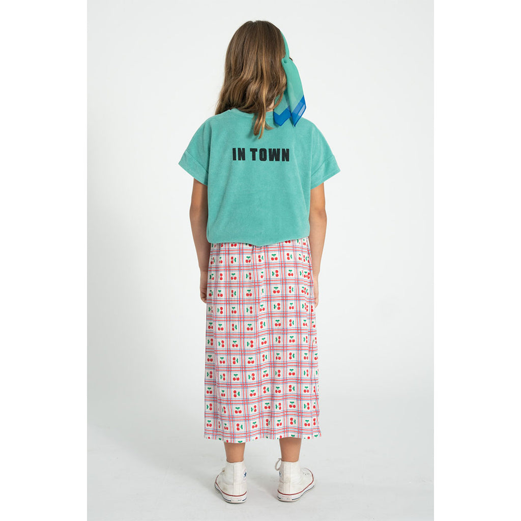 Piupiuchick Kinder Frotteé T-Shirt turquoise w/ "best friend" print bei Yay Kids