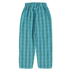 Unisex Hosen blue & green checkered
