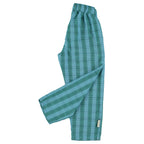Unisex Hosen blue & green checkered