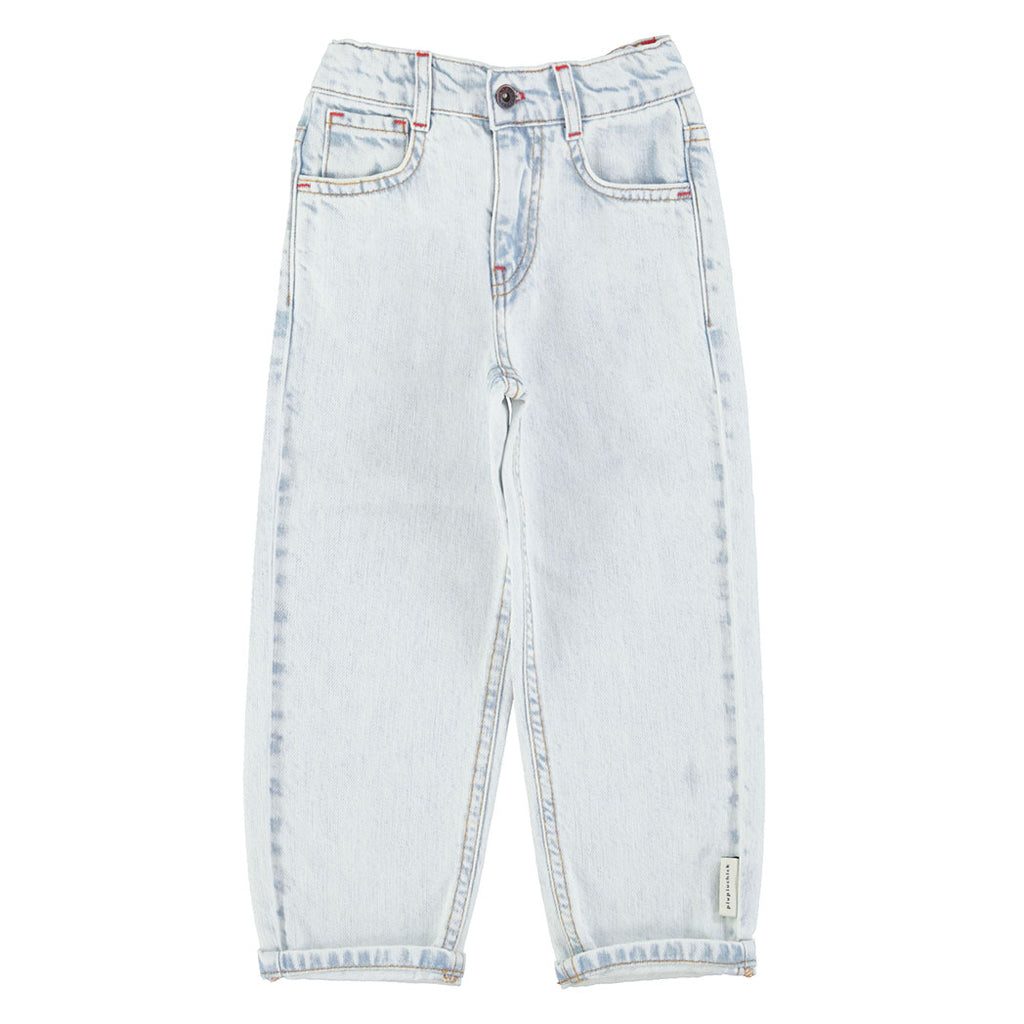 Piupiuchick Kinder Unisex Jeans Washed Light Blue bei Yay Kids