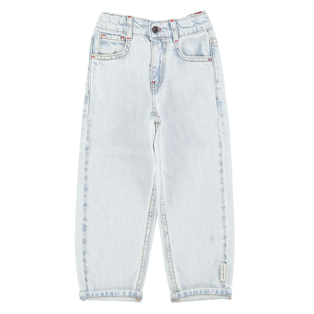 Piupiuchick Kinder Unisex Jeans Washed Light Blue bei Yay Kids