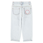Piupiuchick Kinder Unisex Jeans Washed Light Blue bei Yay Kids