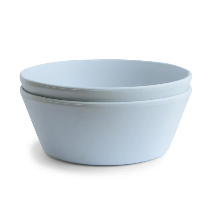 Silicone Bowl Set of 2 Powder Blue