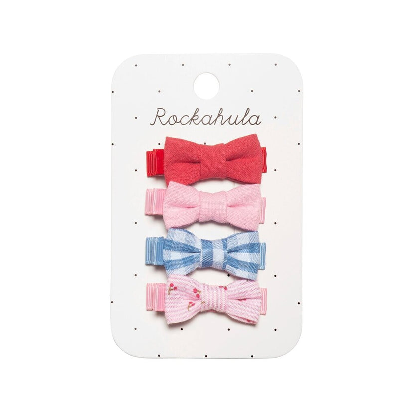 Rockahula Mädchen Haar Maschen Mini Bow Cherry Gingham bei Yay Kids