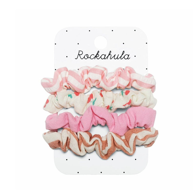 Rockahula Mädchen Hargummi Scrunchie Set Cherry Stripe bei Yay Kids