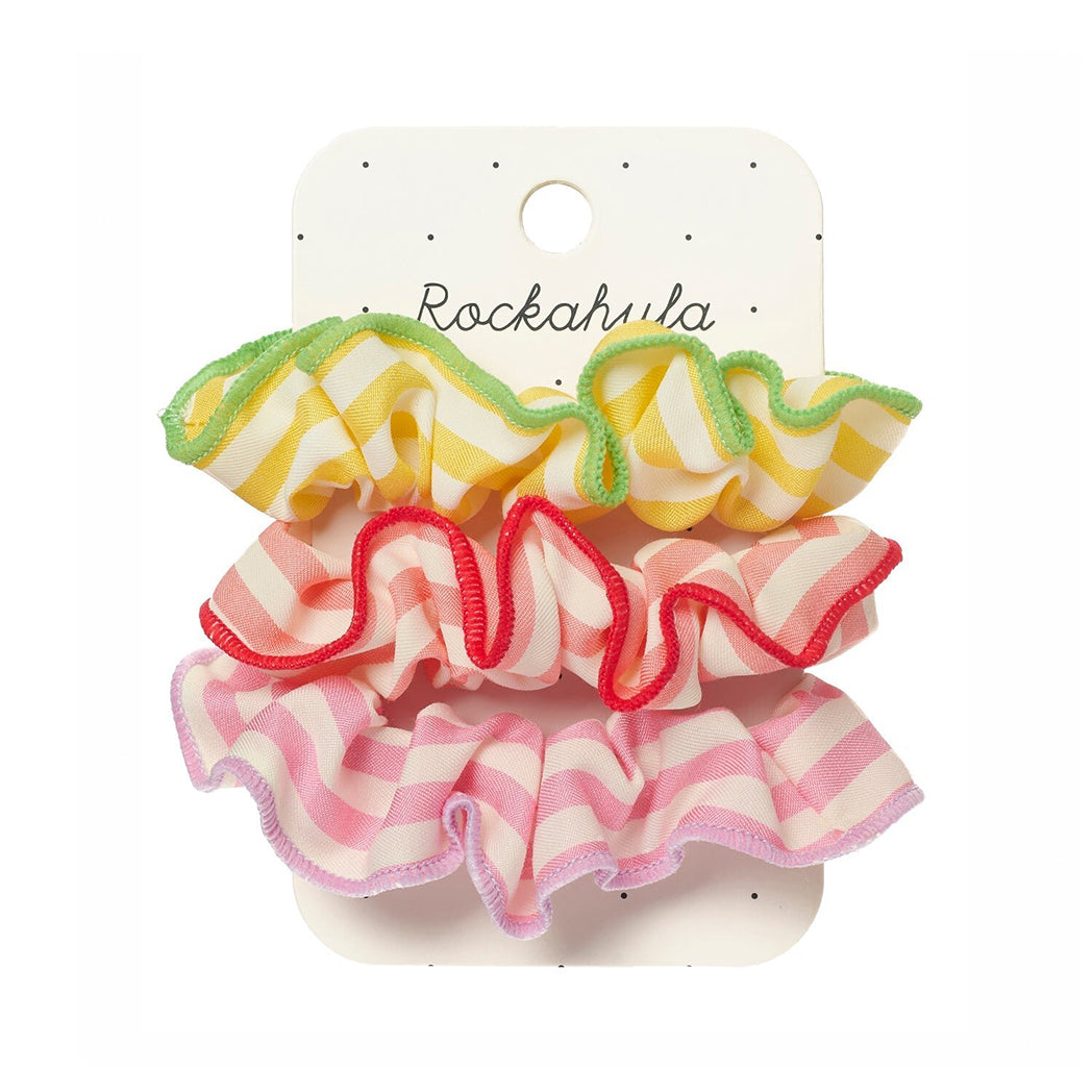 Rockahula Mädchen Haargummi Scrunchie 3er Pack Candy Stripe bei Yay Kids