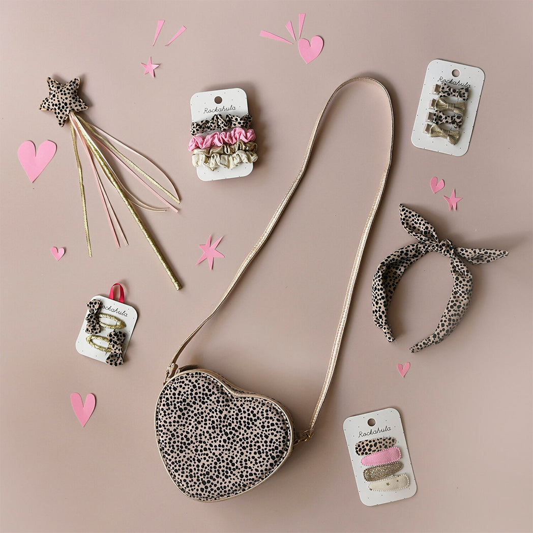 Rockahula Mädchen Mini Haarclips Leopard Shimmer bei Yay Kids