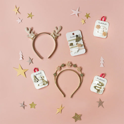 Rockahula Mädchen Haarclips Shimmer Snowflake bei Yay Kids
