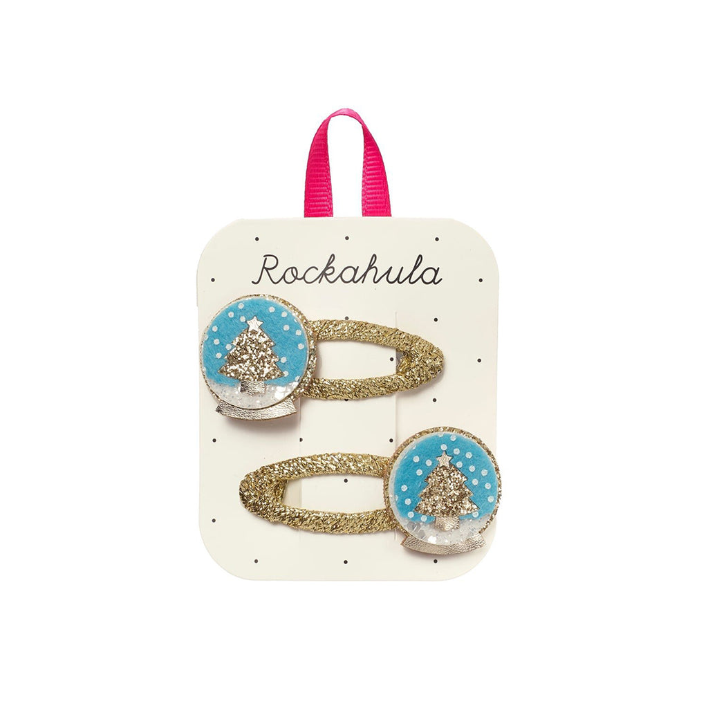 Rockahula Mädchen Haar Clips Shimmer Snow Globe bei Yay Kids