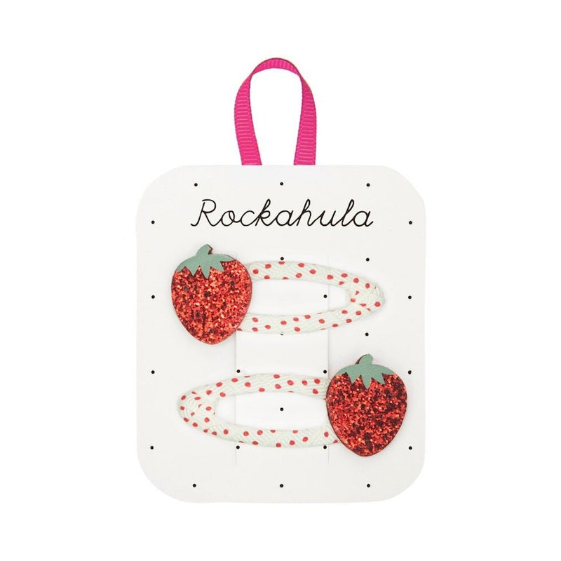 Rockahula Mädchen Haar Clips Glitzer Erdbeere bei Yay Kids