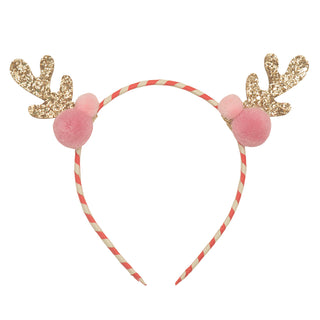 Rockahula Mädchen Haarreif Stripy Pom Pom Reindeer bei Yay Kids