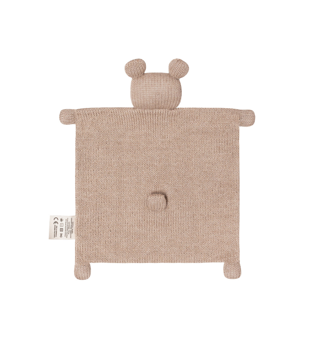 Main Sauvage Strick Kuscheltuch Teddy Sand bei Yay Kids