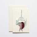 Atelier Sasu Grusskarte Gutschein mit Igel in Mint bei Yay Kids