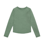 Smalls Kinder Ultrafine Merino Long Sleeve Emerald Green bei Yay Kids
