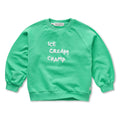 Sproet & Sprout Pullover Raglan Ice Cream Champ Jade green bei Yay Kids