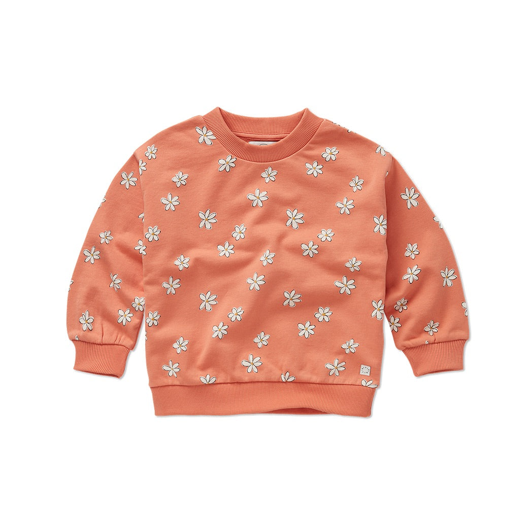 Sproet & Sprout Organic Sweatshirt Daisies Blush bei Yay Kids