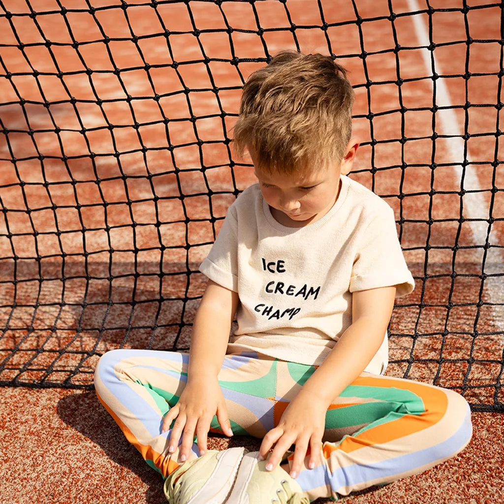 Sproet & Sprout Frottee T-Shirt Ice Cream Champ Sesame bei Yay Kids