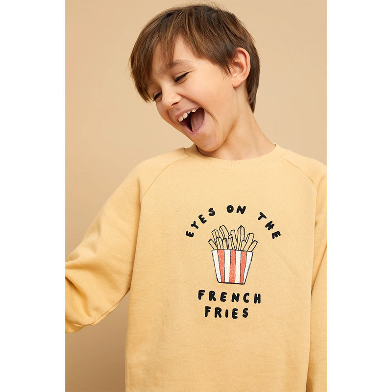 Sproet & Sprout Kinder Strickpullover Colourblock Sand bei Yay Kids