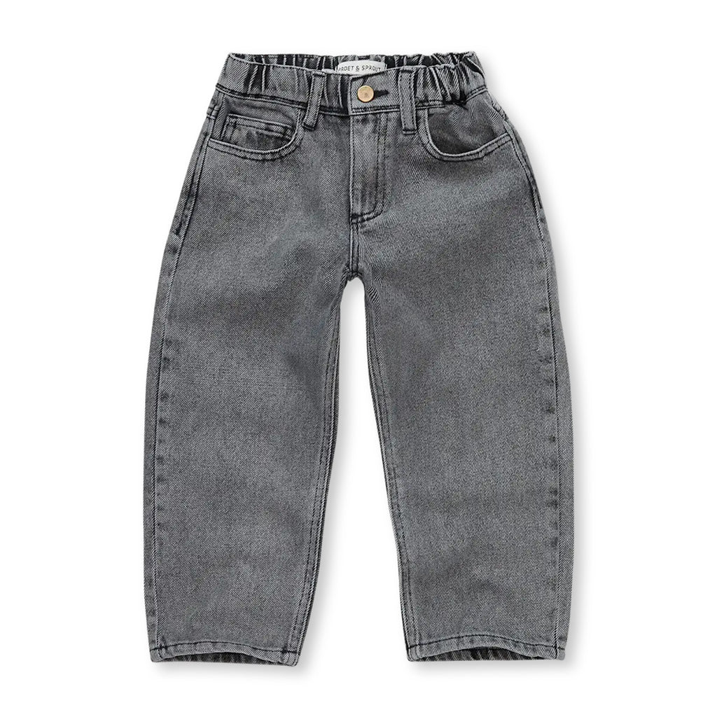 Sproet & Sprout Kinder Denim Hose Washed Black bei Yay Kids