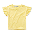 Sproet & Sprout T-Shirt mit Rüschen Pastel yellow bei Yay Kids