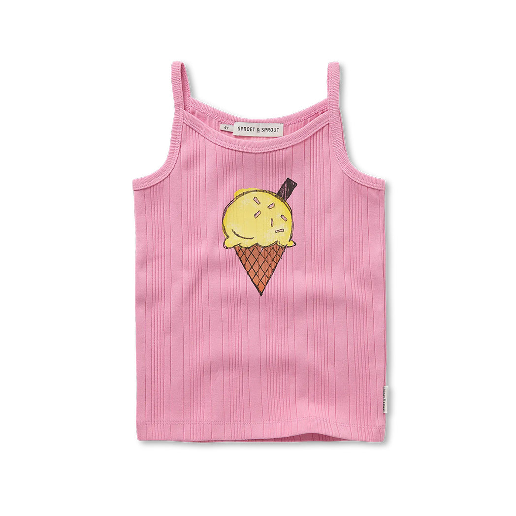 Sproet & Sprout Trägertop Girls Ice Cream Podium pink bei Yay Kids
