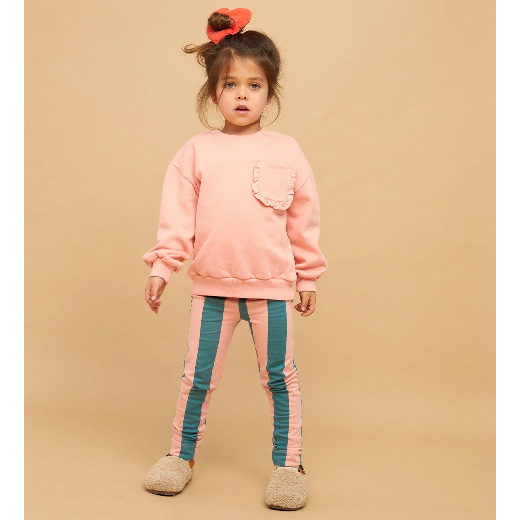 Rüschenpullover Peach parfait
