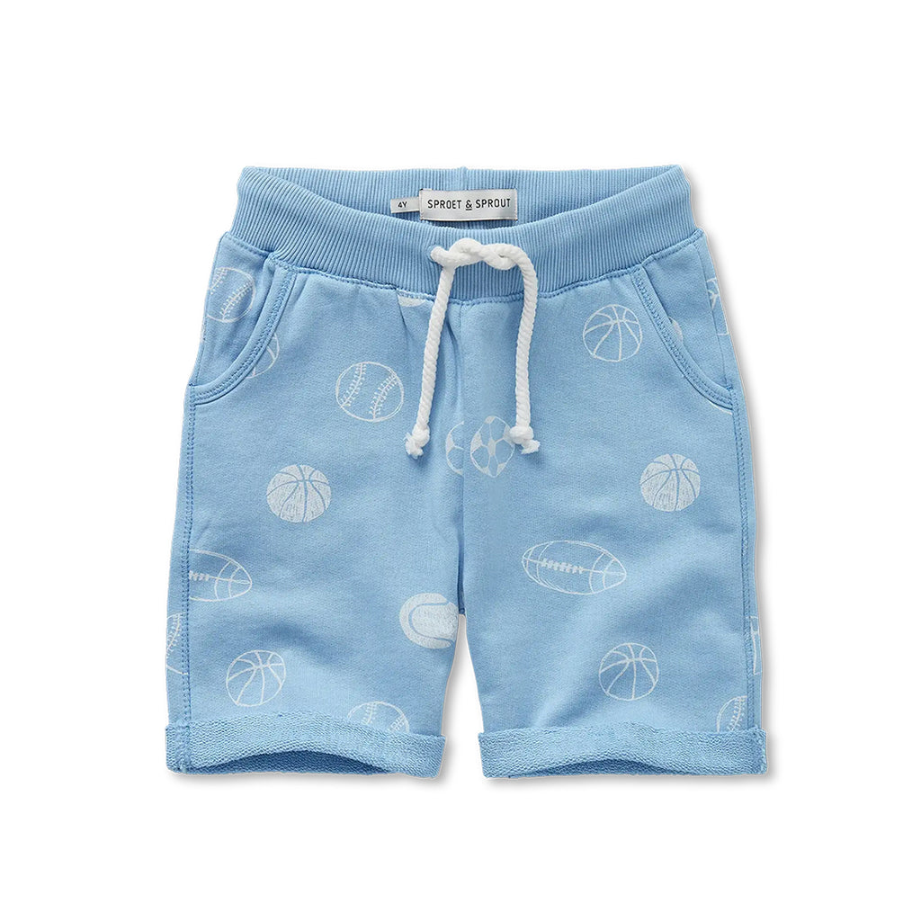 Sproet & Sprout Kinder Kurze Hosen Balls print Forever blue bei Yay Kids