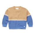 Sproet & Sprout Kinder Strickpullover Colourblock Sand bei Yay Kids
